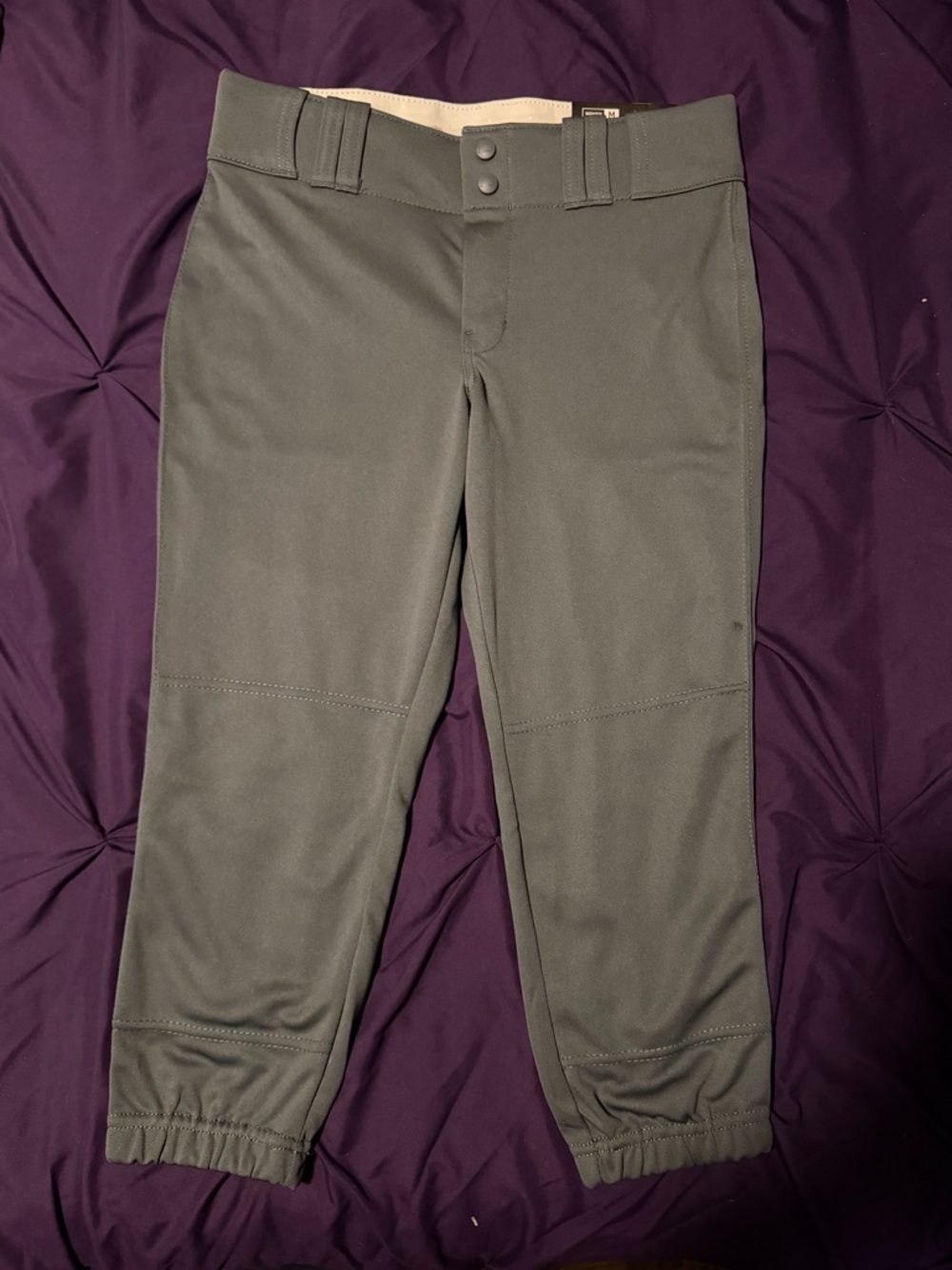 Womens Gray Softball Athletic Pants